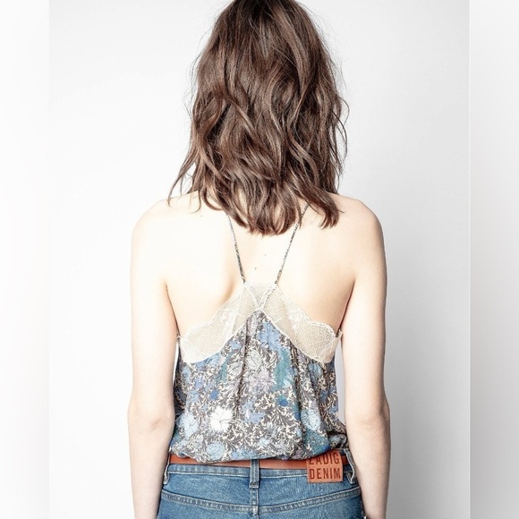 ZADIG & VOLTAIRE Christy Wild Garden Camisole NWT - Picture 3 of 9